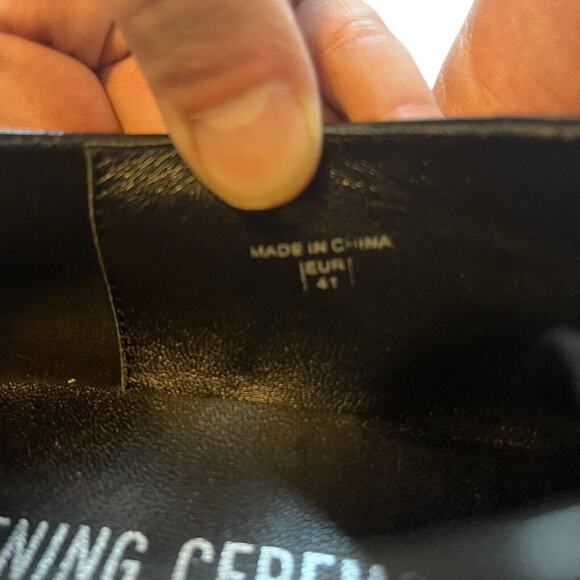 Opening Ceremony platform oxfords size 41 black with white stitching - Picture 9 of 9